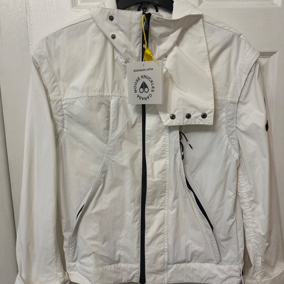 Moose Knuckles x Eckhaus Latta Packable Convertible Recycled Nylon Jacket - Picture 6 of 6
